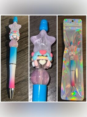 Star beaded pen